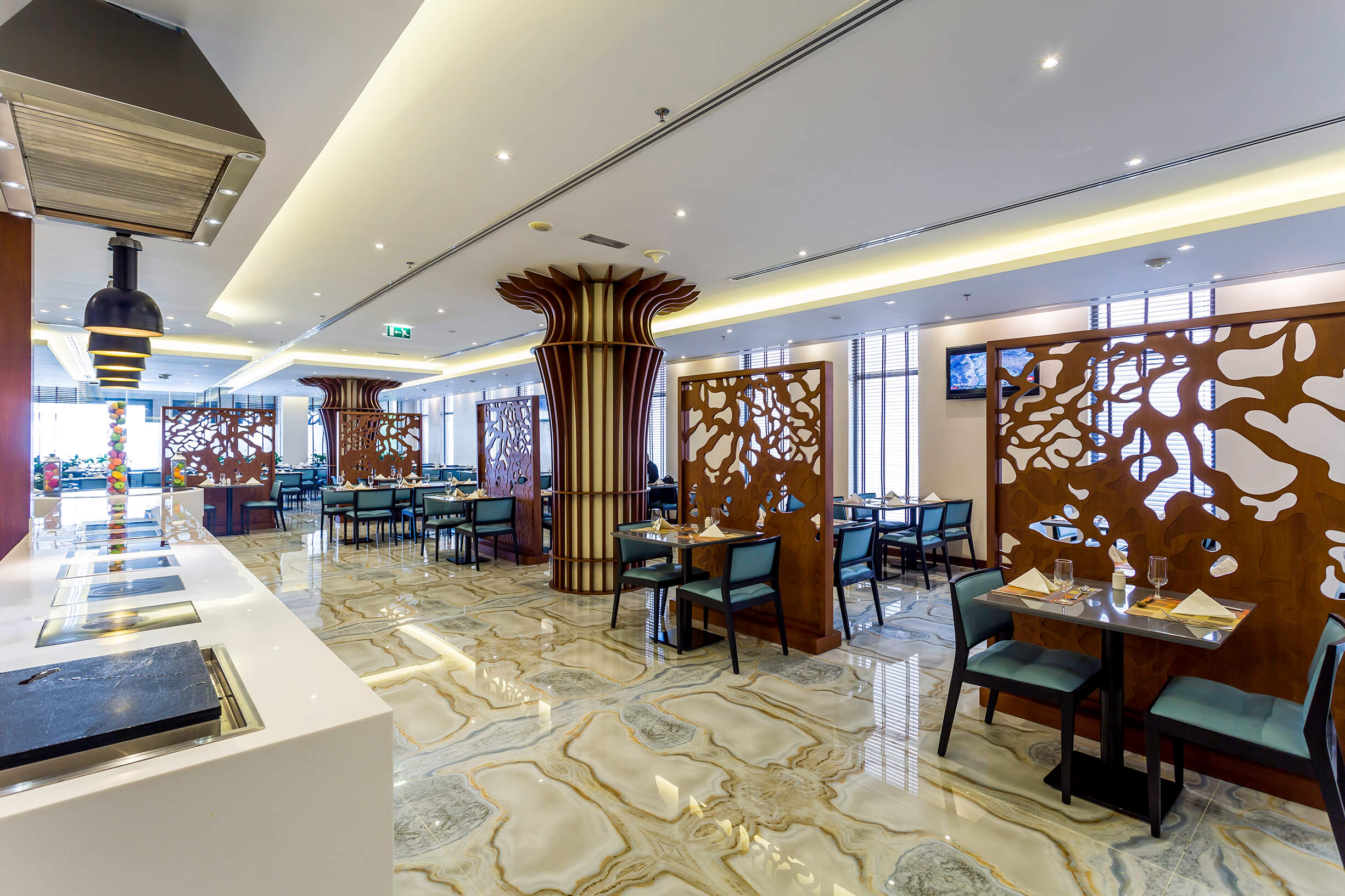 Interior design of mercure gold hotel by kg design studio photo 2