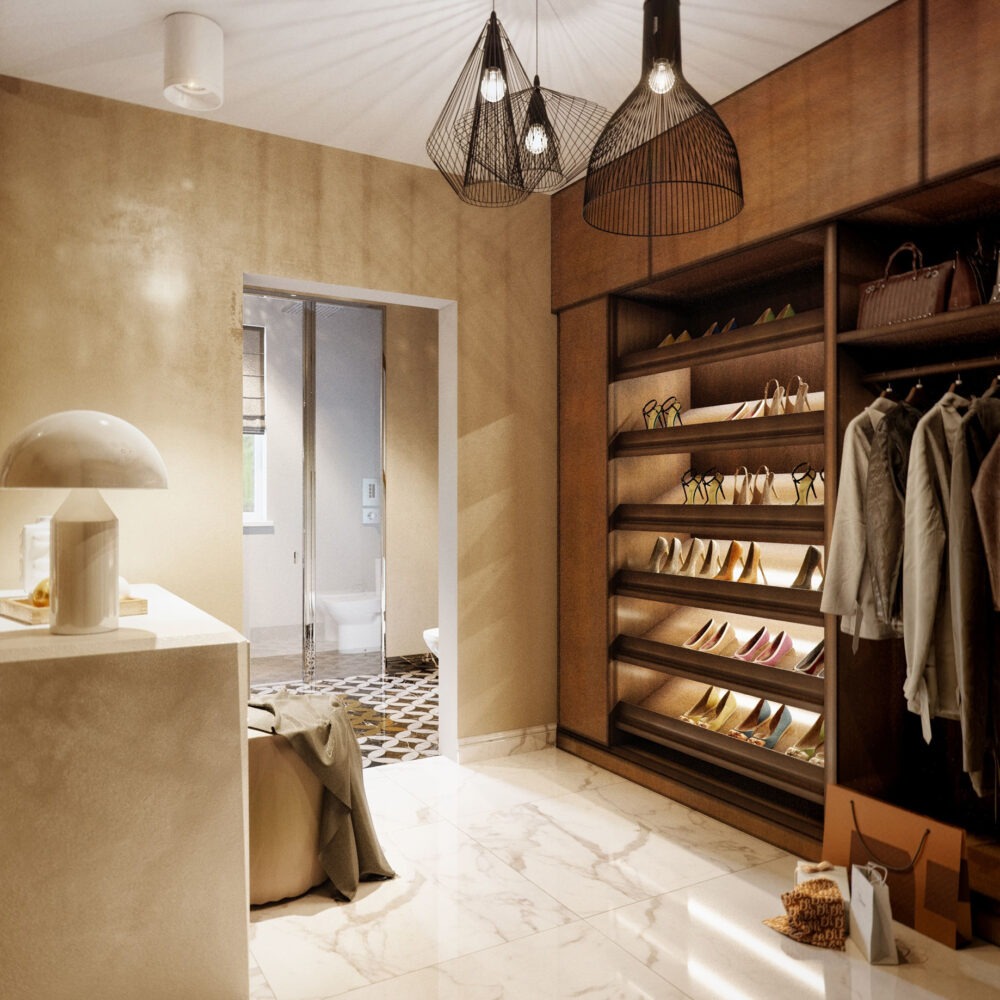 BLSH Villa design by KG Design Wardrobe