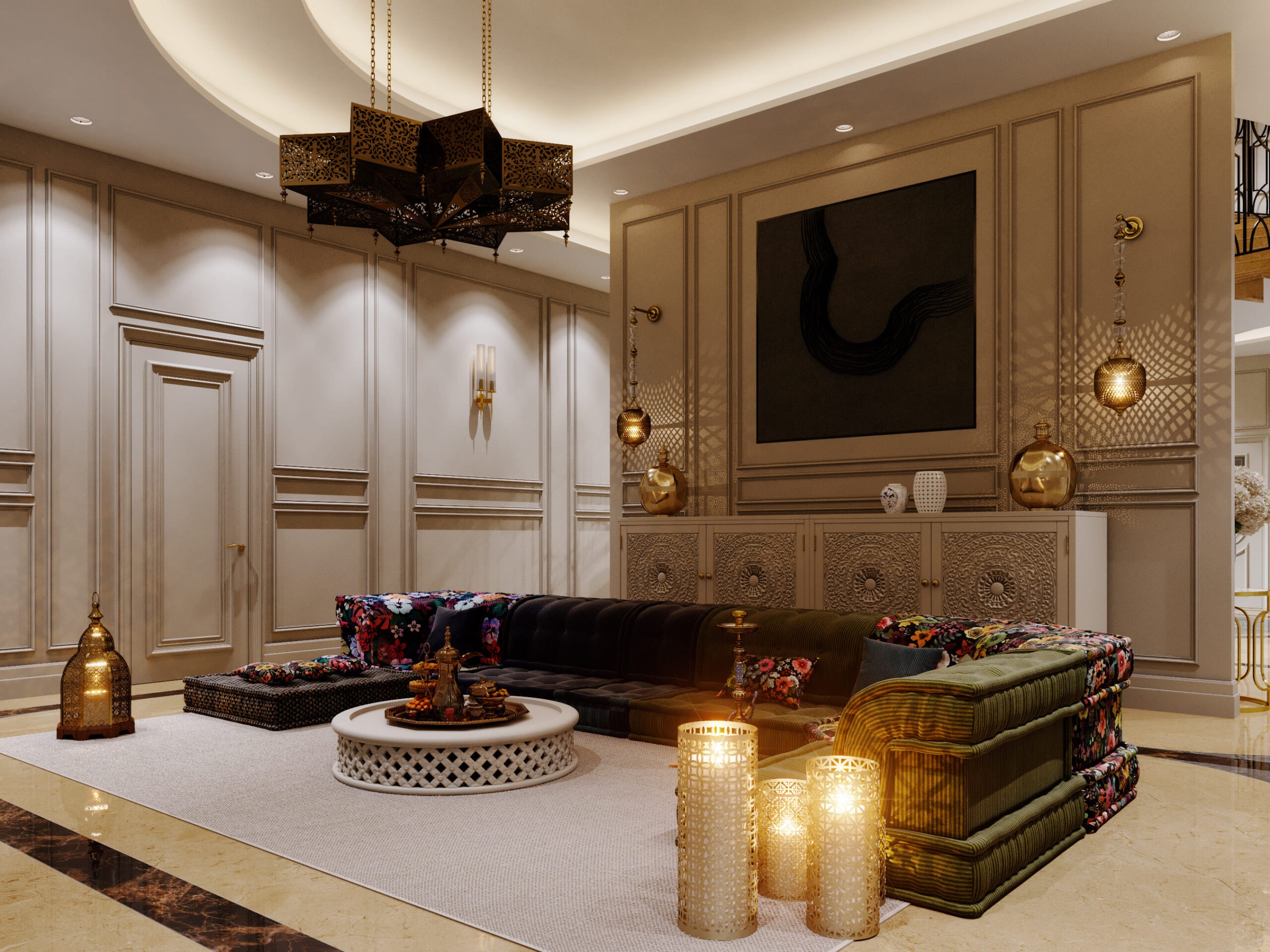 Interior design of AMR Villa by KG Design Living room photo 6