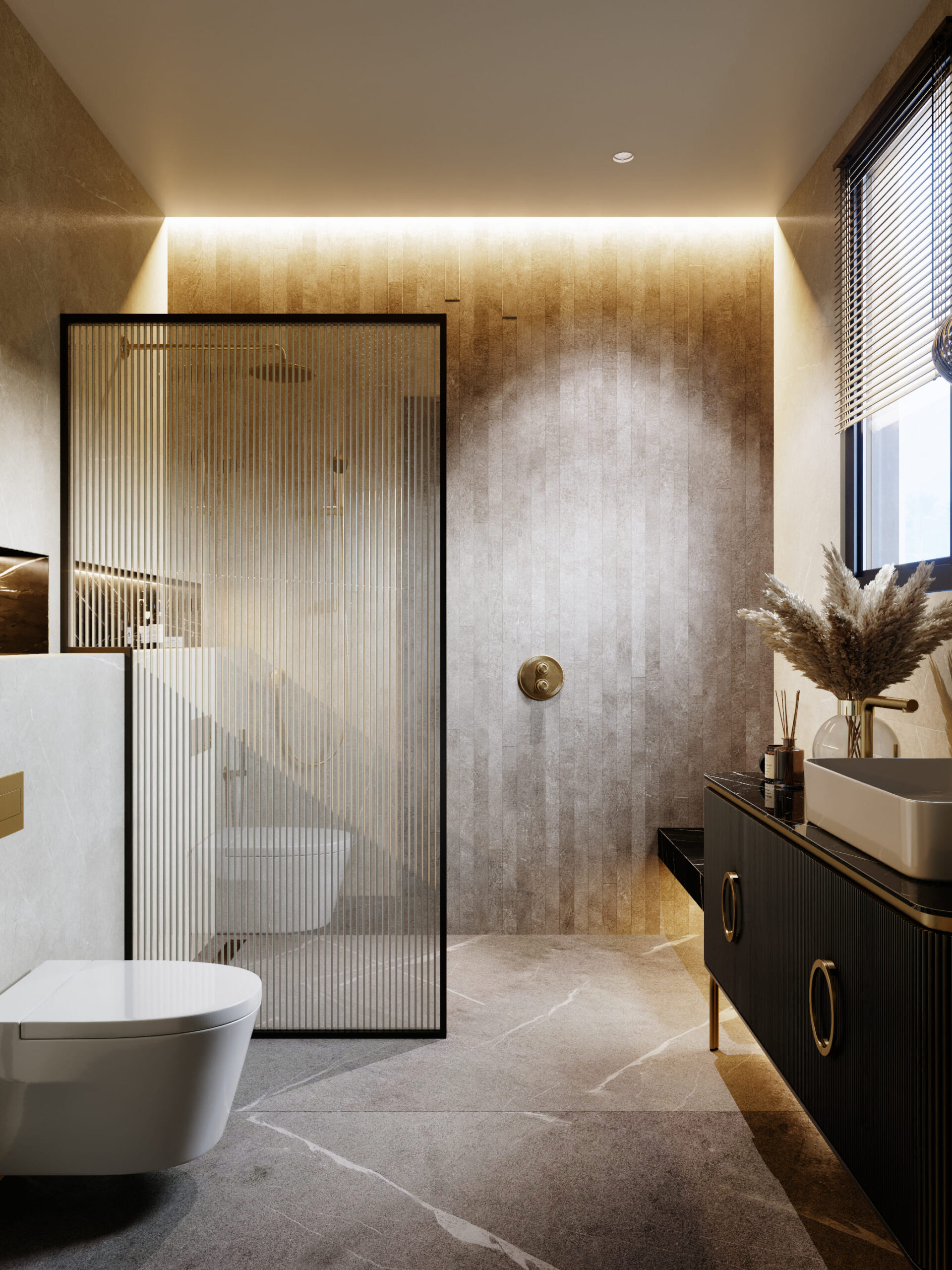 Interior design of AMR Villa by KG Design Bath room photo 2