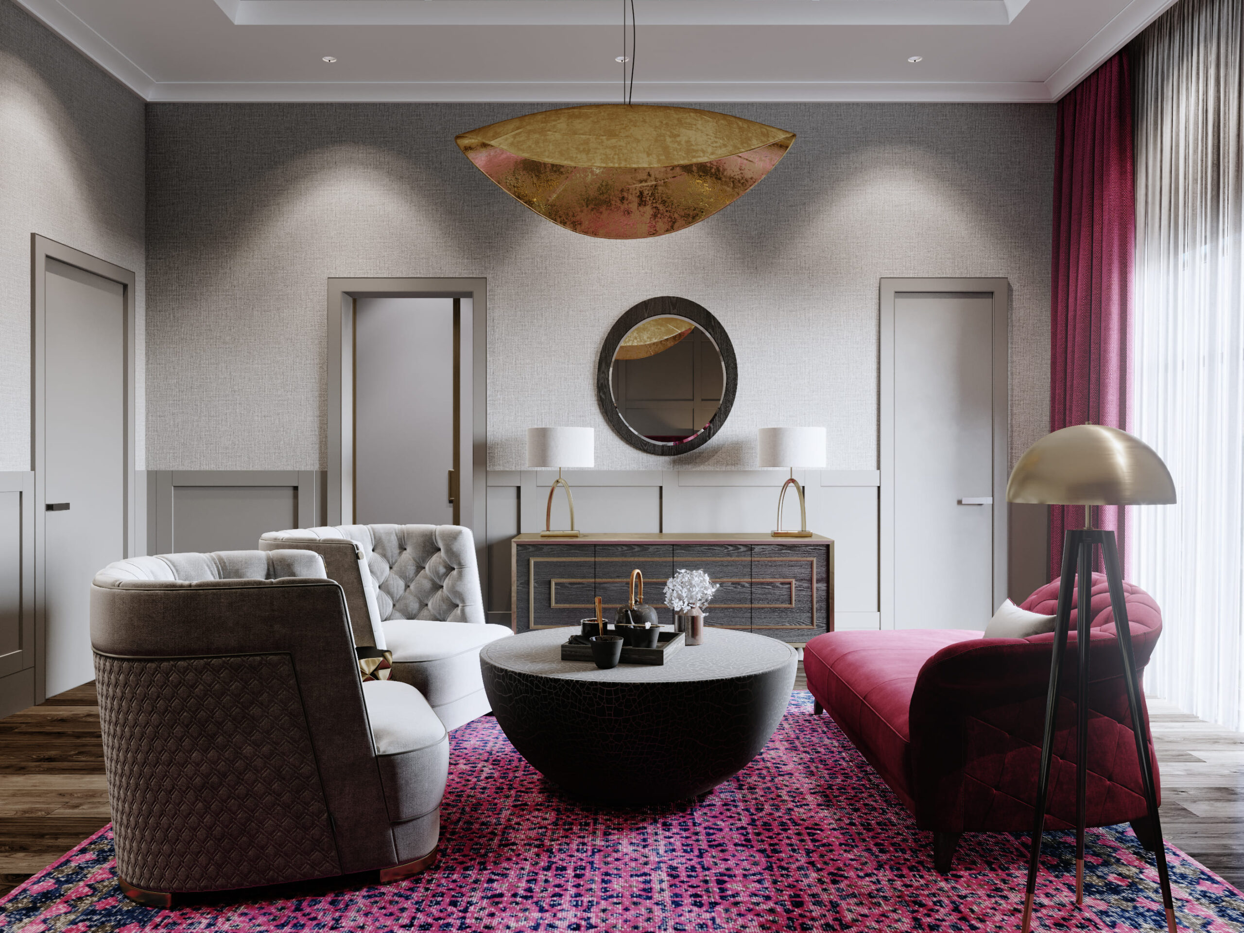 Interior design of AMR Villa by KG Design Bedroom photo 2